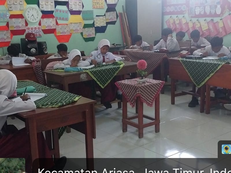 Pelaksanaan Asesmen Akhir Semester 1 di SDN 1 Arjasa Situbondo Berlangsung Tertib