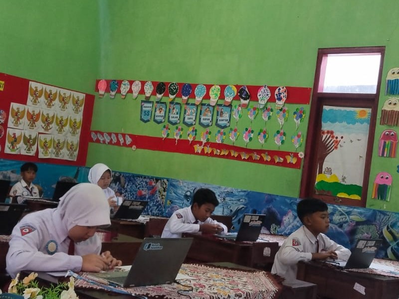Pelaksanaan TKA SDN 1 Arjasa Situbondo Berjalan Lancar